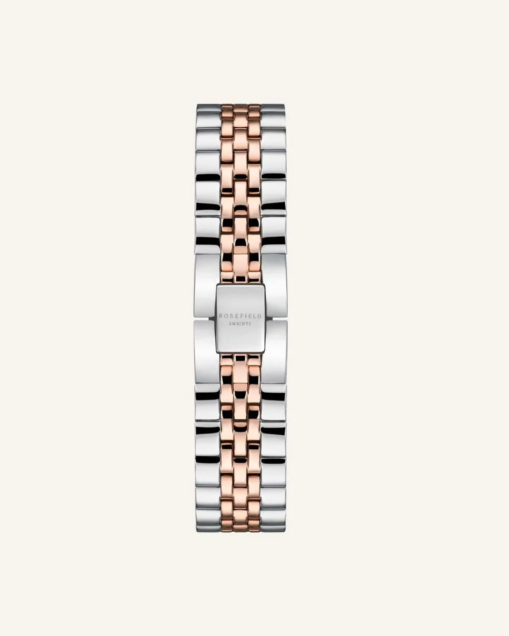 Silver - Rose gold Strap